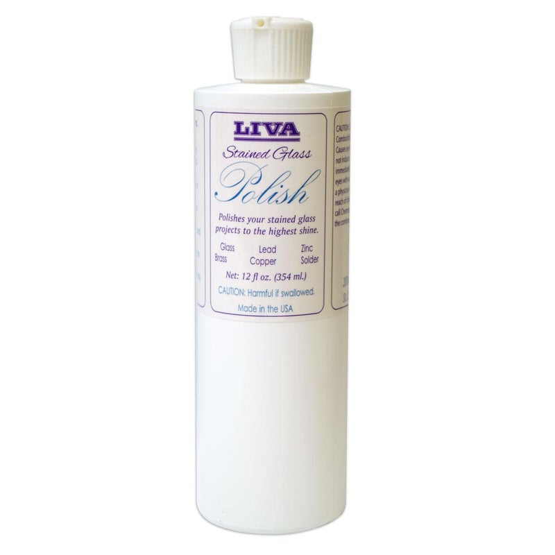Delphi Glass Liva Stained Glass Polish - 12 Oz - Image 1